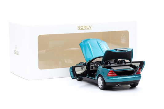 1:18 Norev Mercedes Benz SLK 200 Roadster R170 1996 Vivianit Green