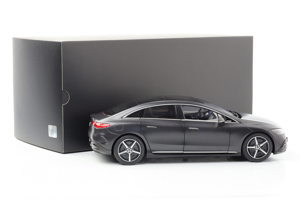 1:18 Mercedes-Benz EQE AMG Line graphite gray mango 2023 NZG Dealer