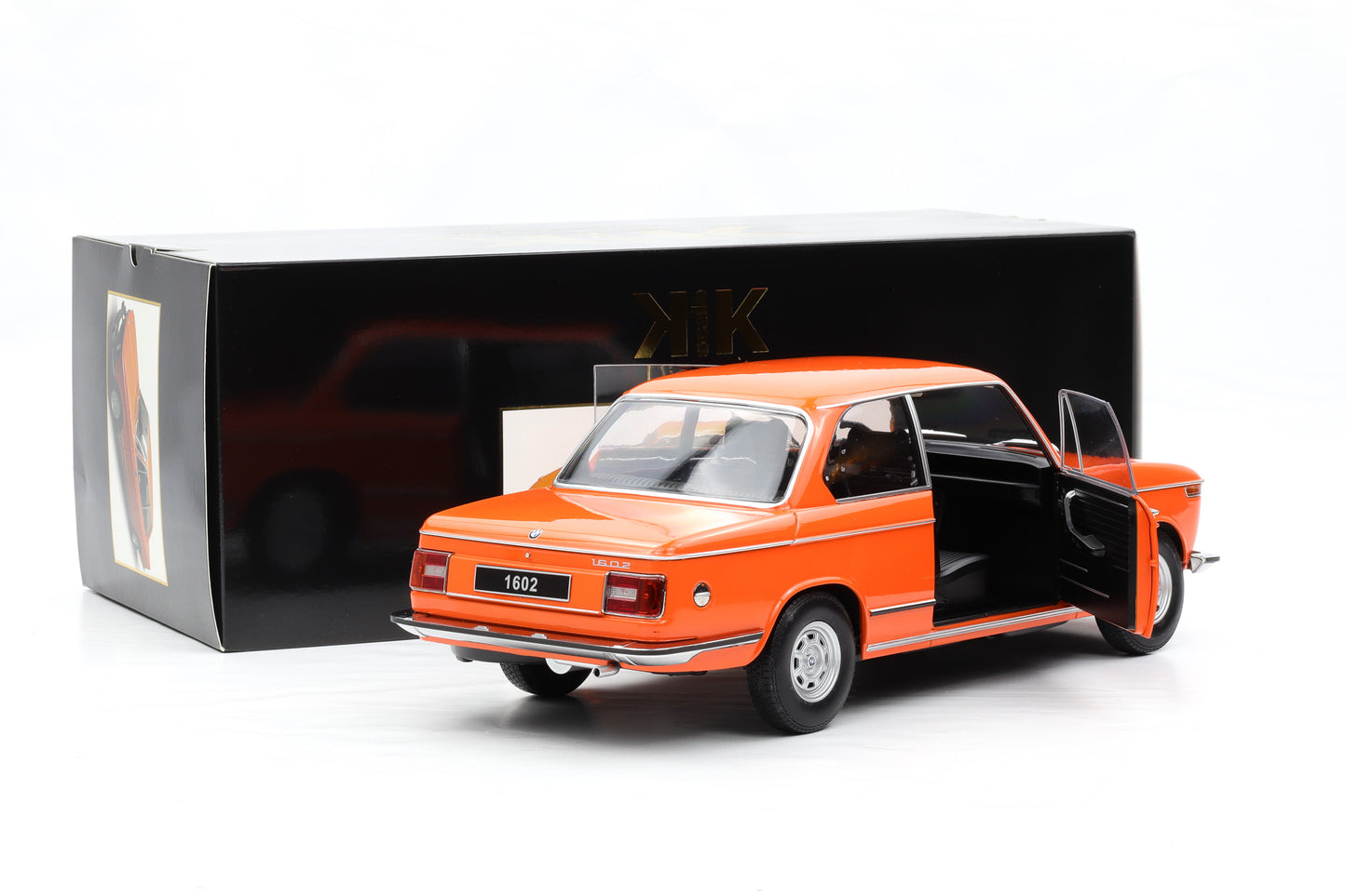 1:12 KK-Scale BMW 1602 2.Serie 1971 orange diecast opening doors