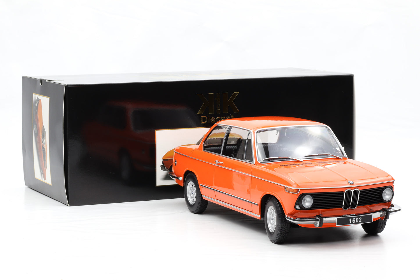 1:12 KK-Scale BMW 1602 2.Serie 1971 orange diecast opening doors