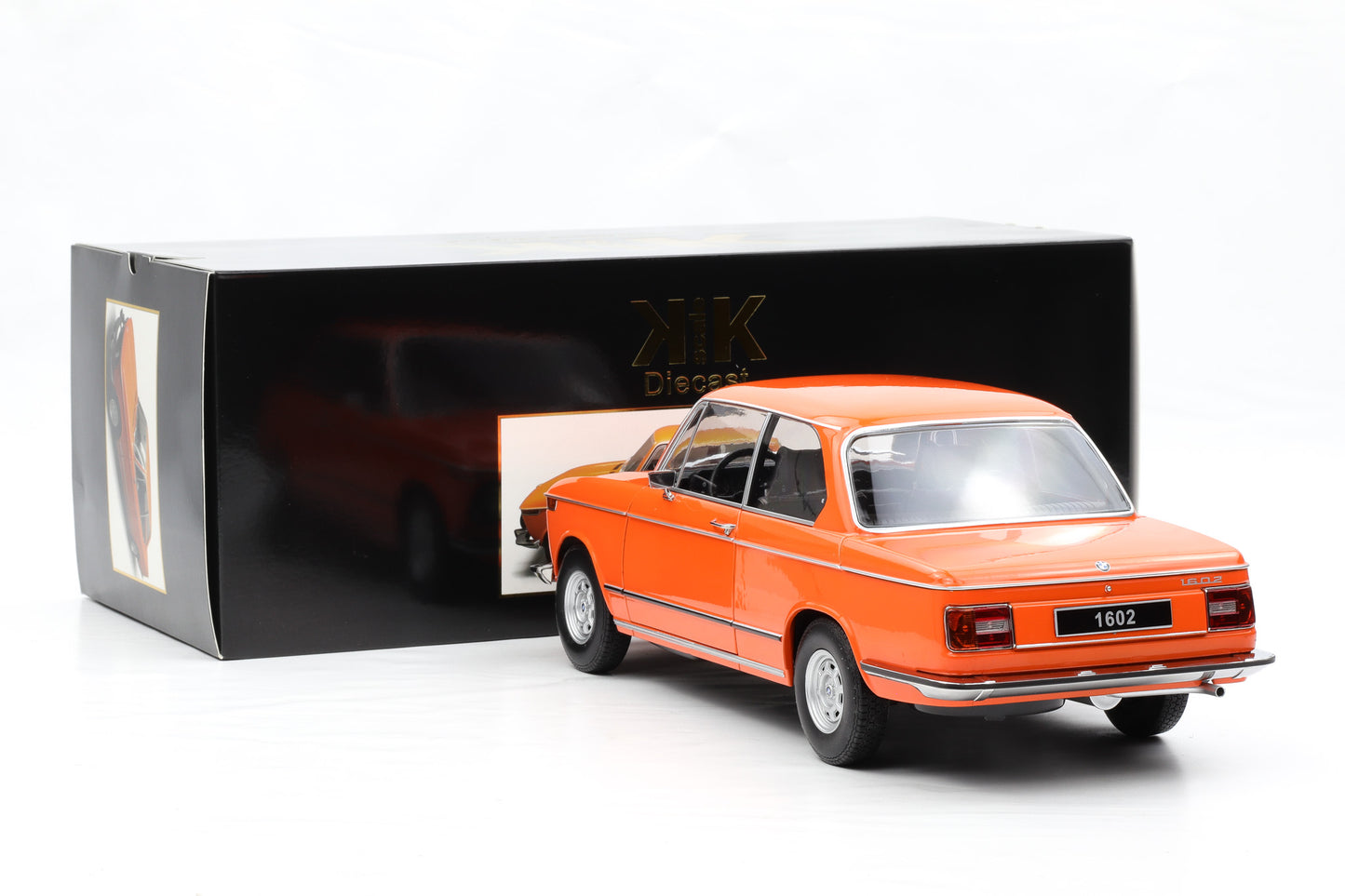 1:12 KK-Scale BMW 1602 2.Serie 1971 orange diecast opening doors