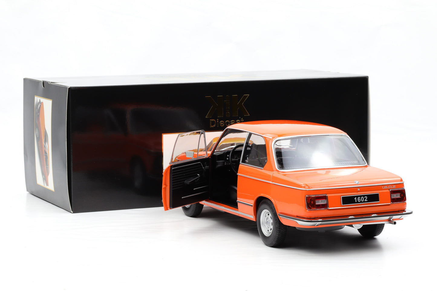 1:12 KK-Scale BMW 1602 2.Serie 1971 orange diecast opening doors