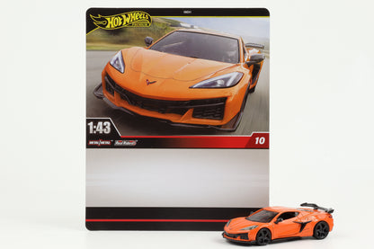 1:43 Hot Wheels Premium 2024 Real Riders Chevrolet Corvette Z06 orange 2023