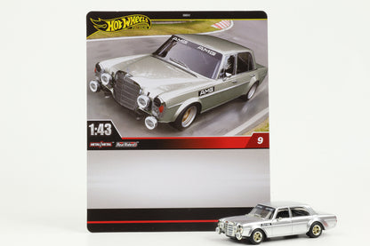 1:43 Hot Wheels Premium 2024 Real Riders Mercedes 300 SEL 6.8 AMG silver