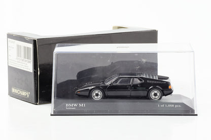 1:43 BMW M1 Street 1978 schwarz Minichamps