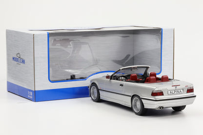 1:18 MCG BMW E36 Alpina B3 3.2 Cabrio silbermetallic mit Verdeck MCG18322