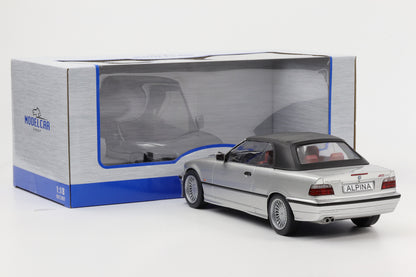 1:18 MCG BMW E36 Alpina B3 3.2 Cabrio silbermetallic mit Verdeck MCG18322