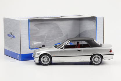 1:18 MCG BMW E36 Alpina B3 3.2 Cabrio silbermetallic mit Verdeck MCG18322