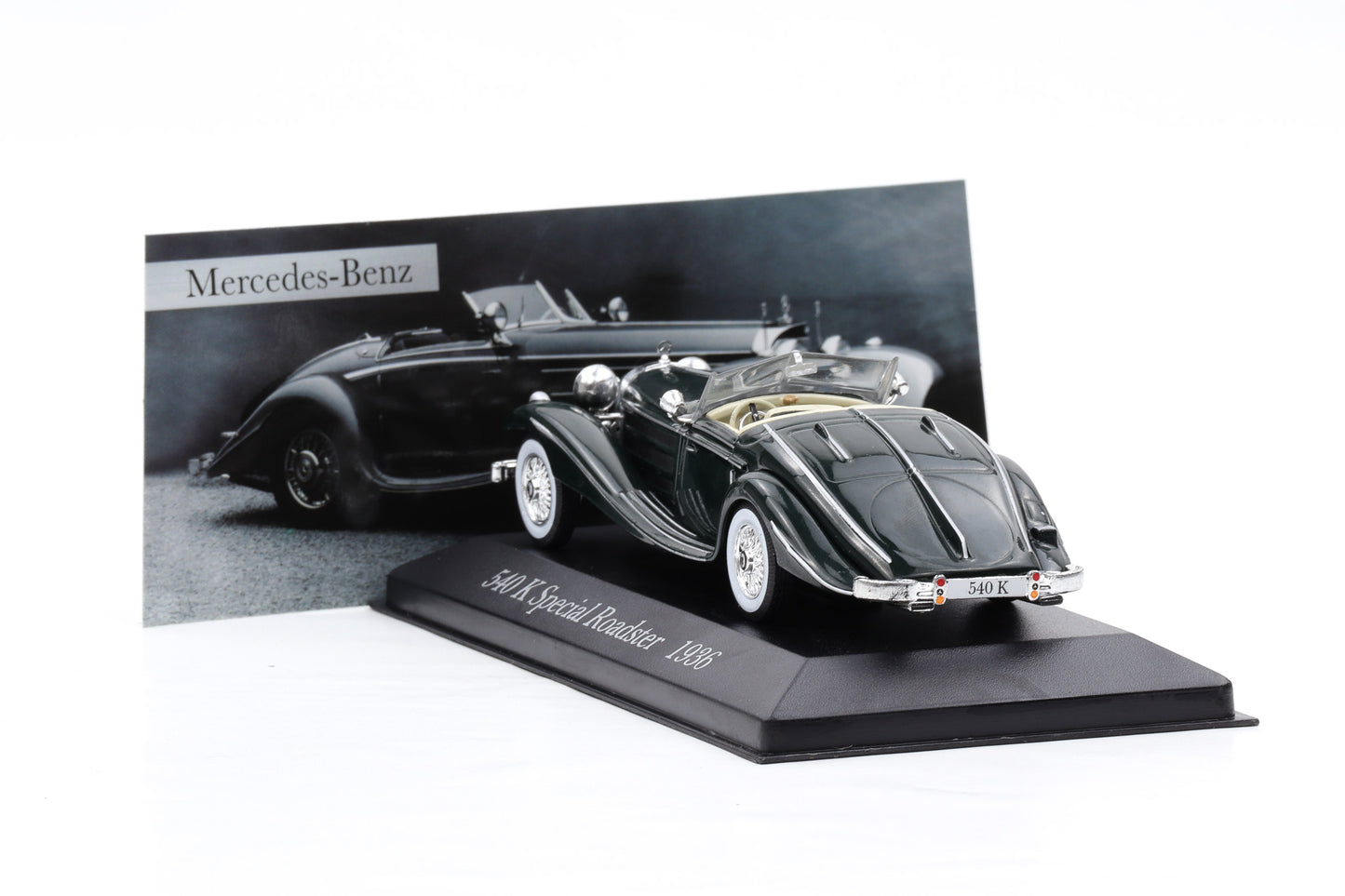 1:43 Mercedes-Benz 540 K Special Roadster grün 1936 DeAgostini