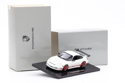 1:43 Minichamps Porsche 911 996 GT3 RS weiß rotem Schriftzug / Felgen WAP