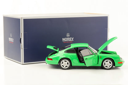 1:18 Porsche 911 964 Carrera 4 Coupe sinal verde 1990 Norev limitado 187323