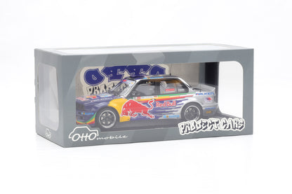 1:18 Ottomobile BMW E30 V8 Drift LSX Red Bull 2023 Elias Hountondji OT486