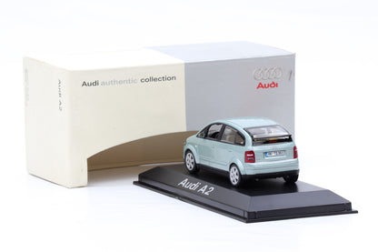 1:43 Minichamps Audi A2 islandgrün 2000 Dealer