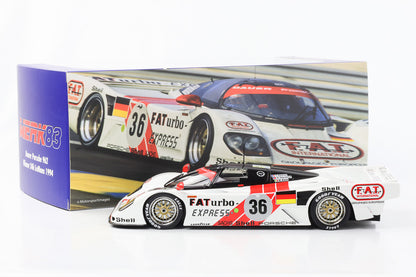 1:18 Duración Porsche 962 #36 Ganador 24 Horas de Le Mans 1994 Dalmas Haywood Baldi Werk83 