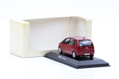 1:43 Minichamps Opel Meriva Karmesinrot 2003 DEALER / Gebraucht