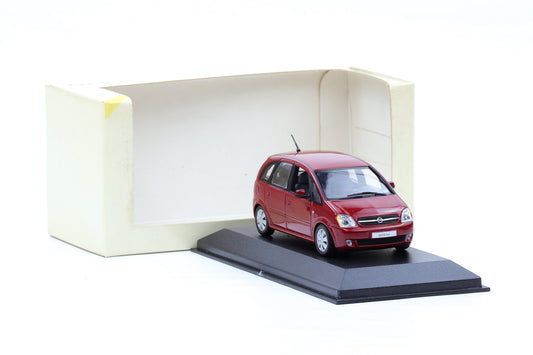 1:43 Minichamps Opel Meriva Karmesinrot 2003 DEALER / Gebraucht