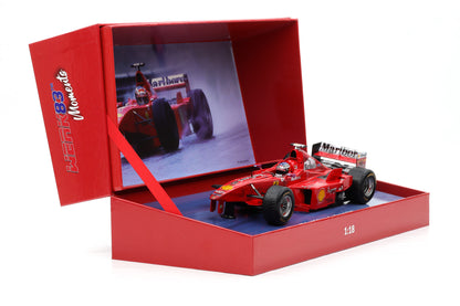 1:18 Werk83 Ferrari F300 3 Wheeler #3 Belgien GP Formel 1 1998 Schumacher Giftbox