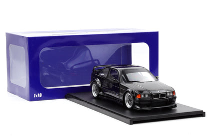 1:18 WERK83 BMW M3 E36 GTR Plain Body Street Version schwarz diecast