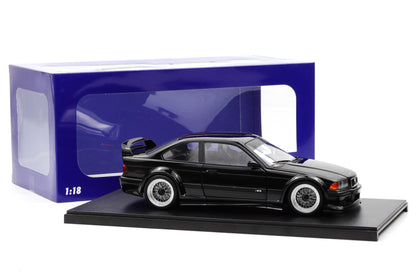 1:18 WERK83 BMW M3 E36 GTR Plain Body Street Version schwarz diecast