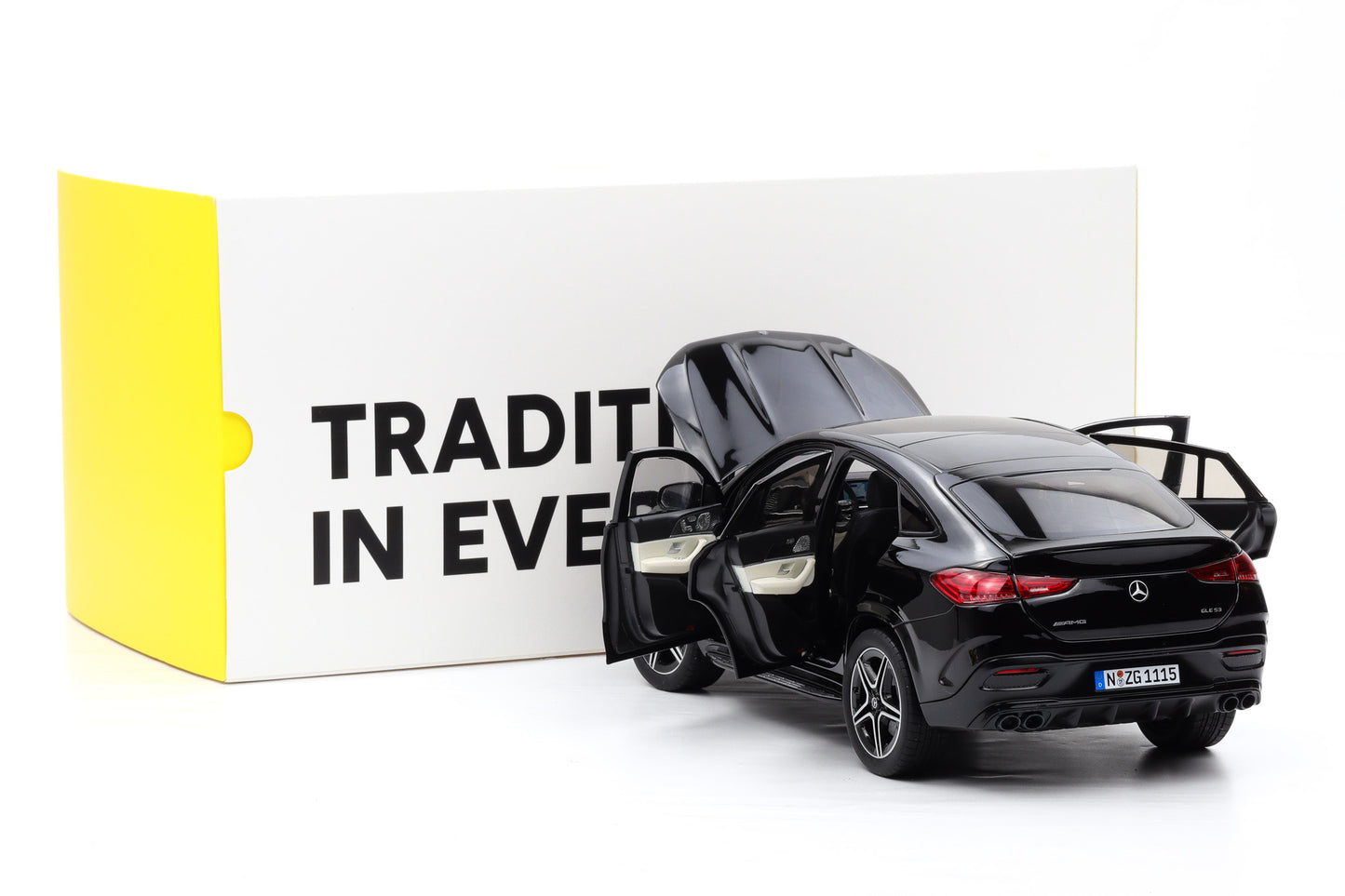 1:18 NZG Mercedes-Benz AMG GLE 53 4Matic+ Coupe 2023 C167 obsidianschwarz