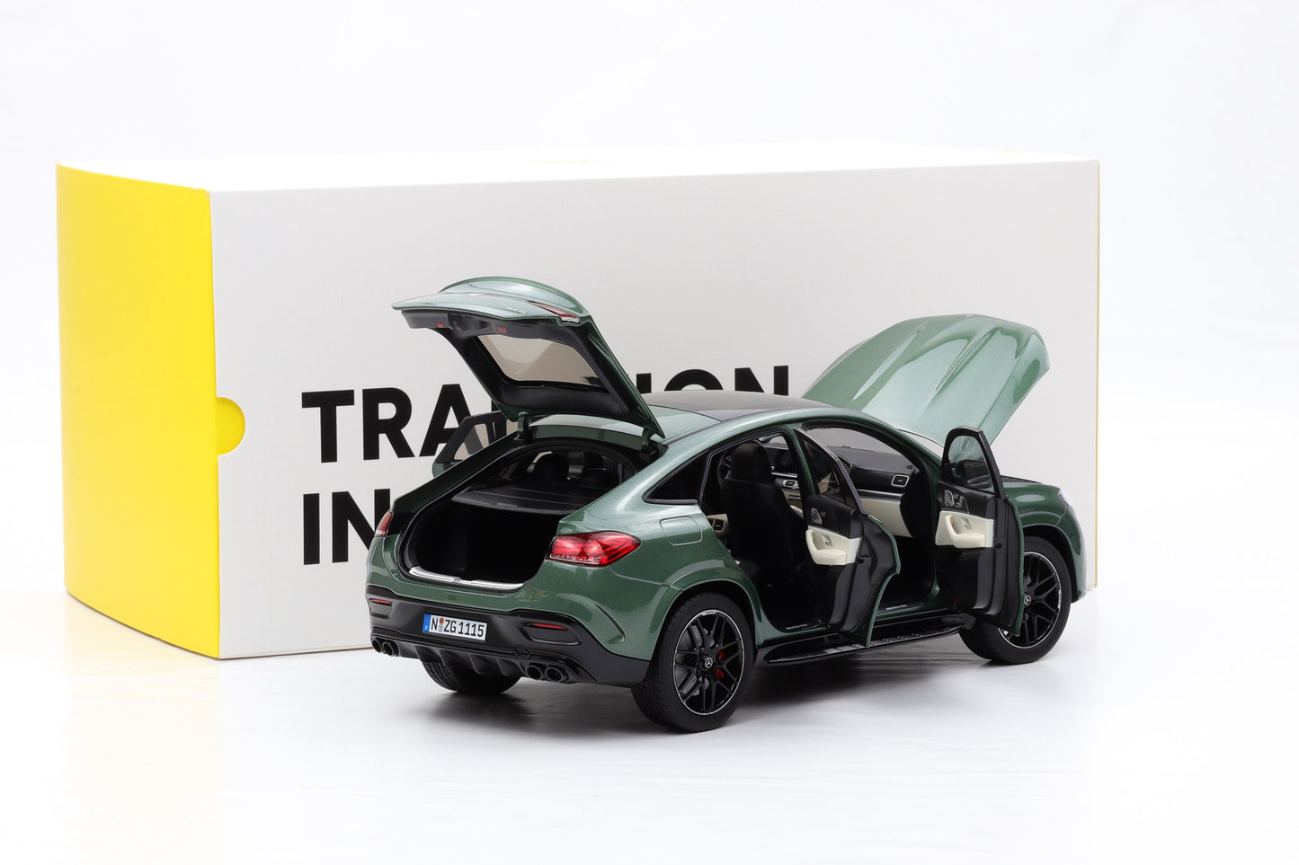 1:18 NZG Mercedes-Benz AMG GLE 53 4Matic+ Coupe 2023 C167 irlandgrün