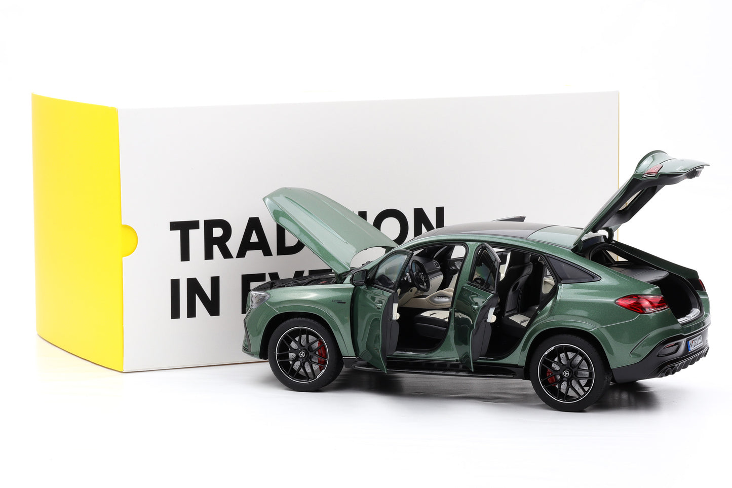 1:18 NZG Mercedes-Benz AMG GLE 53 4Matic+ Coupe 2023 C167 irlandgrün