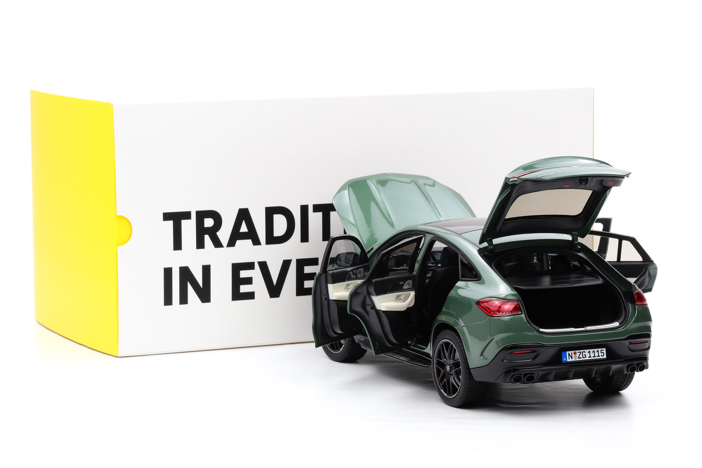 1:18 NZG Mercedes-Benz AMG GLE 53 4Matic+ Coupe 2023 C167 irlandgrün