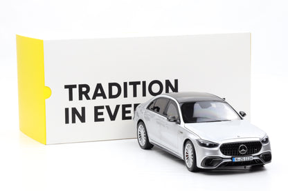 1:18 NZG Mercedes-Benz AMG S 63 E V8 Performance 2022 hightech silver