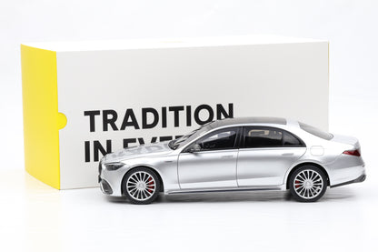 1:18 NZG Mercedes-Benz AMG S 63 E V8 Performance 2022 hightech silver