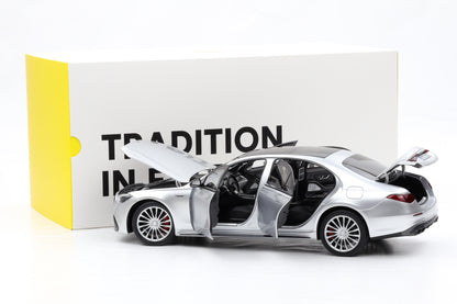1:18 NZG Mercedes-Benz AMG S 63 E V8 Performance 2022 hightech silver