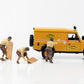 1:18 Figur Mechaniker Crew 4x4 Offroad Camel Trophy #1 - #8 Figuren American Diorama