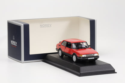 1:43 Saab 900 Turbo 16 rot 1992 Norev 810035 diecast