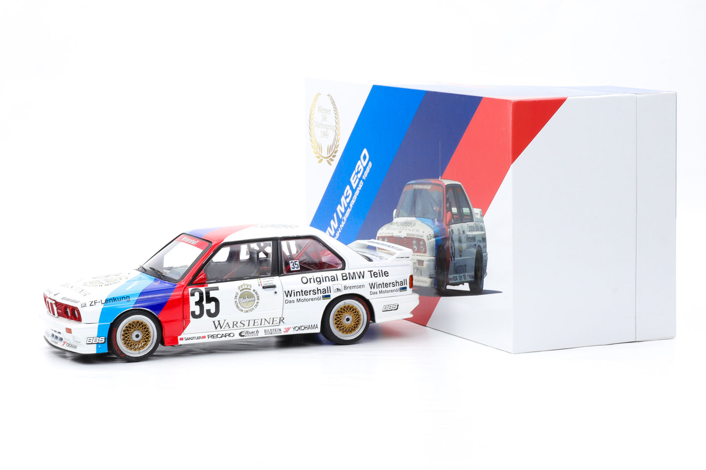 1:18 WERK83 BMW M3 E30 #35 Sieger 24h Nürburgring 1989 Pirro, Ravaglia, Giroix