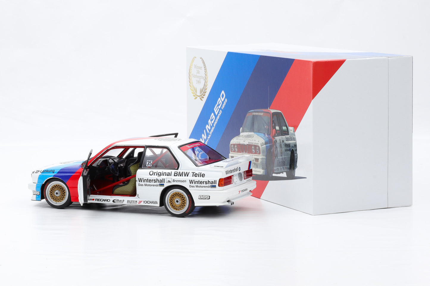 1:18 WERK83 BMW M3 E30 #35 Sieger 24h Nürburgring 1989 Pirro, Ravaglia, Giroix