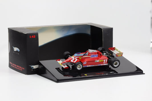 1:43 Hot Wheels Elite Ferrari 126 CK 1981 Villeneuve #27 Formel 1 P9945