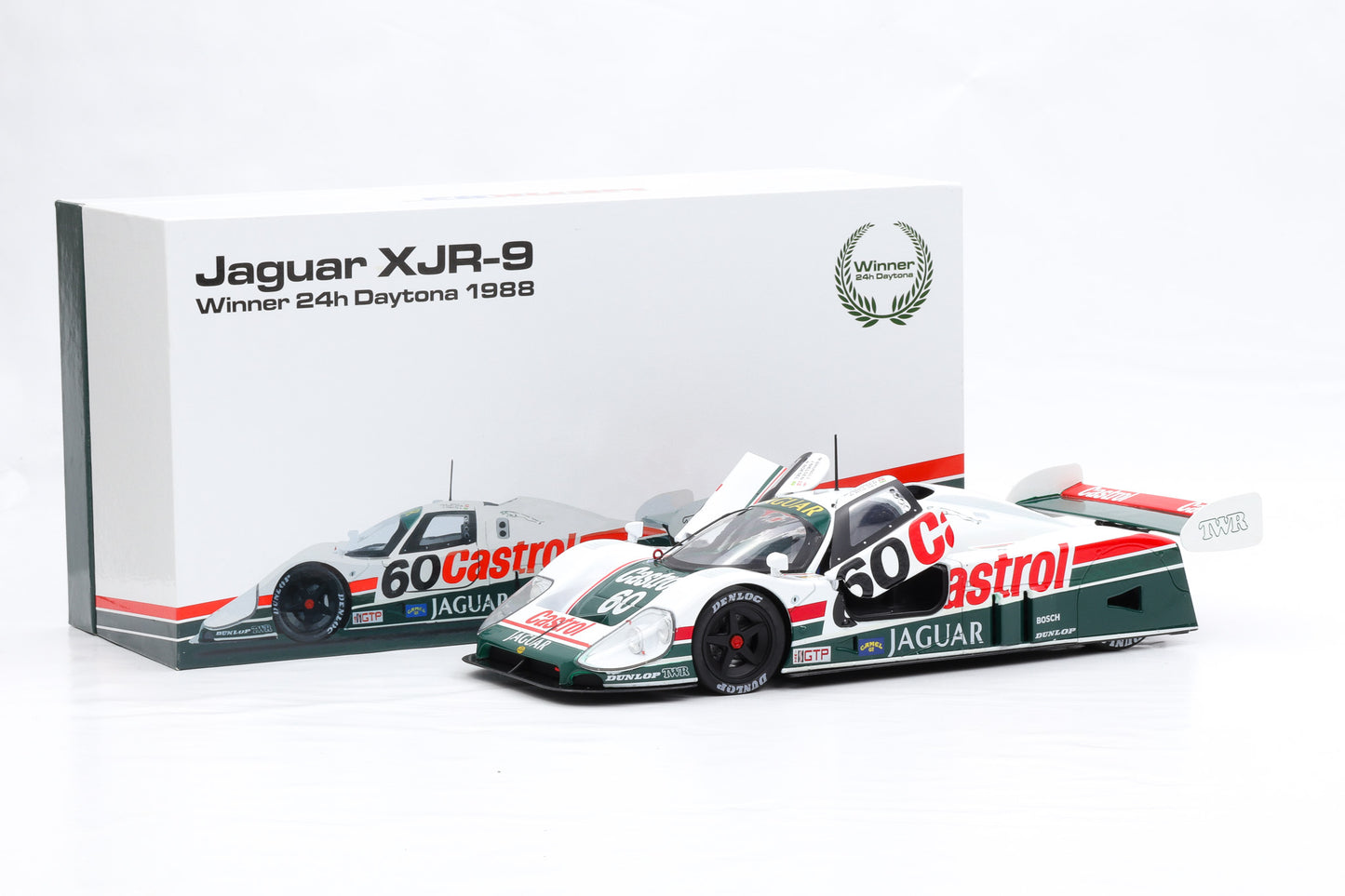 1:18 WERK83 Jaguar XJR-9 #60 Sieger 24h Daytona 1988 Brundle, Boesel, Nielsen