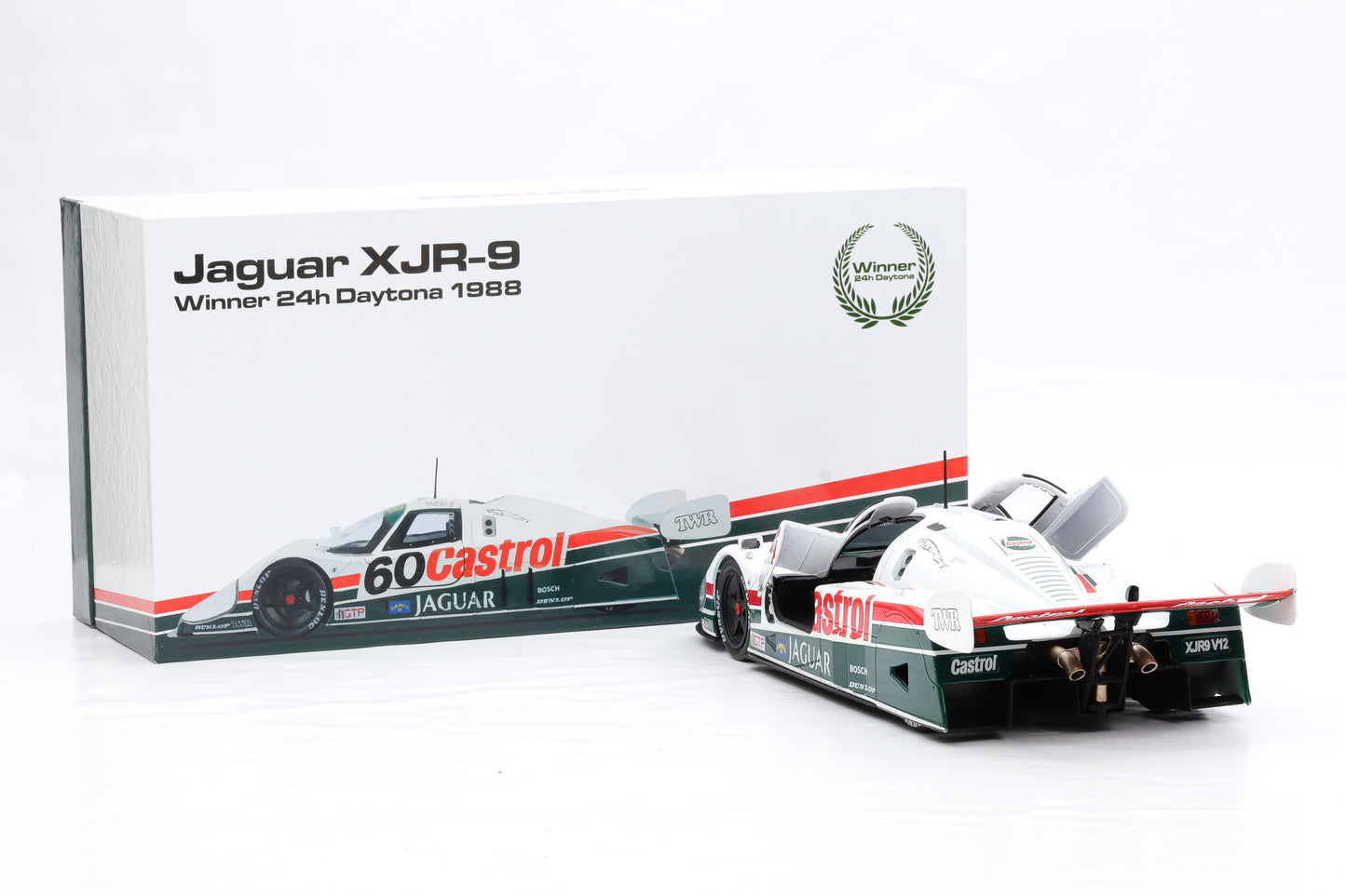 1:18 WERK83 Jaguar XJR-9 #60 Sieger 24h Daytona 1988 Brundle, Boesel, Nielsen