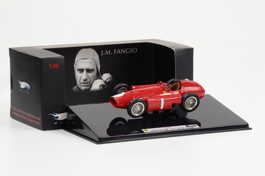 1:43 Hot Wheels Elite Ferrari D50 Fangio #1 G.Britain GP 1956 Formel 1 T6276