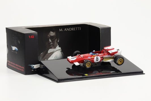 1:43 Hot Wheels Elite Ferrari 312 B M. Andretti #6 South Africa GP 1971 Formel 1 T6285