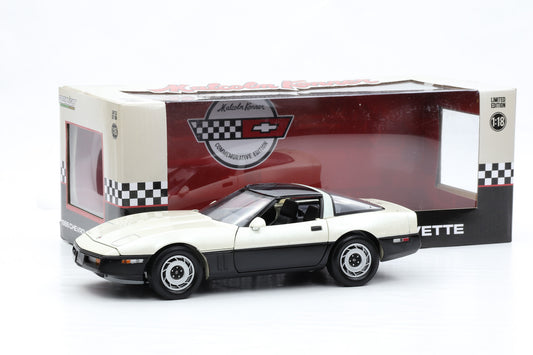1:18 Greenlight Chevrolet Corvette Targa C4 Malcom Konner 1986 black white