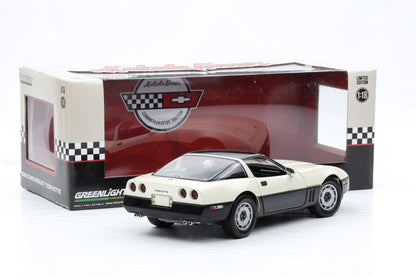 1:18 Greenlight Chevrolet Corvette Targa C4 Malcom Konner 1986 black white