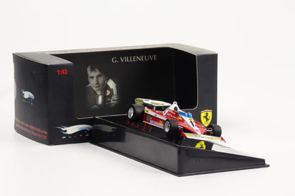 1:43 Hot Wheels Elite Ferrari 312 T3 G. Villeneuve #12 Canada GP 1978 Formel 1 T6272