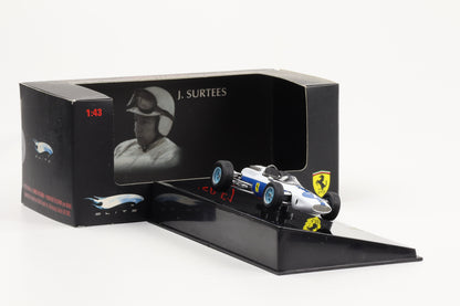 1:43 Hot Wheels Elite Ferrari 158 F1 J. Surtees #7 Mexico GP 1964 Formel 1 T6279