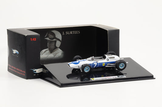 1:43 Hot Wheels Elite Ferrari 158 F1 J. Surtees #7 Mexico GP 1964 Formel 1 T6279