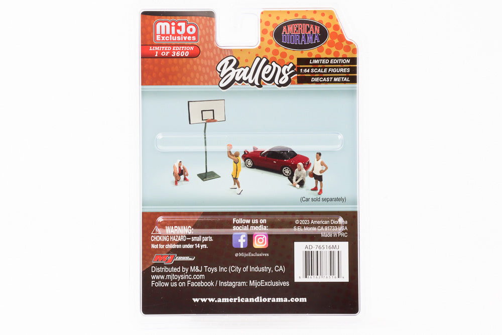 1:64 Figure Ballers Basketball Player 5pcs. American Diorama Mijo