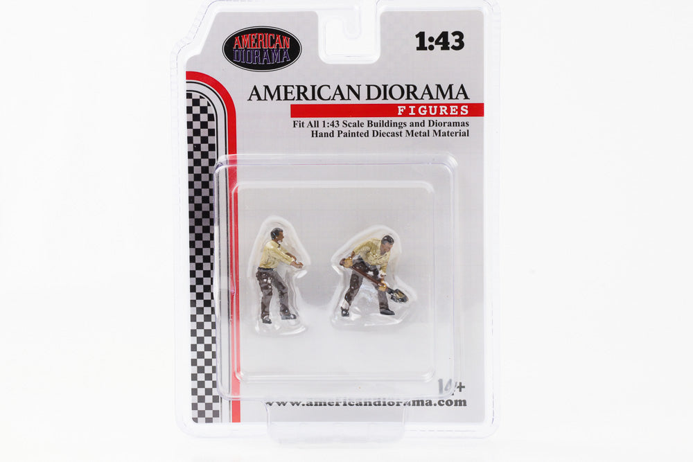 1:43 Figure Mechanic Crew 4x4 Offroad Camel Trophy Set 2 2pcs. American diorama