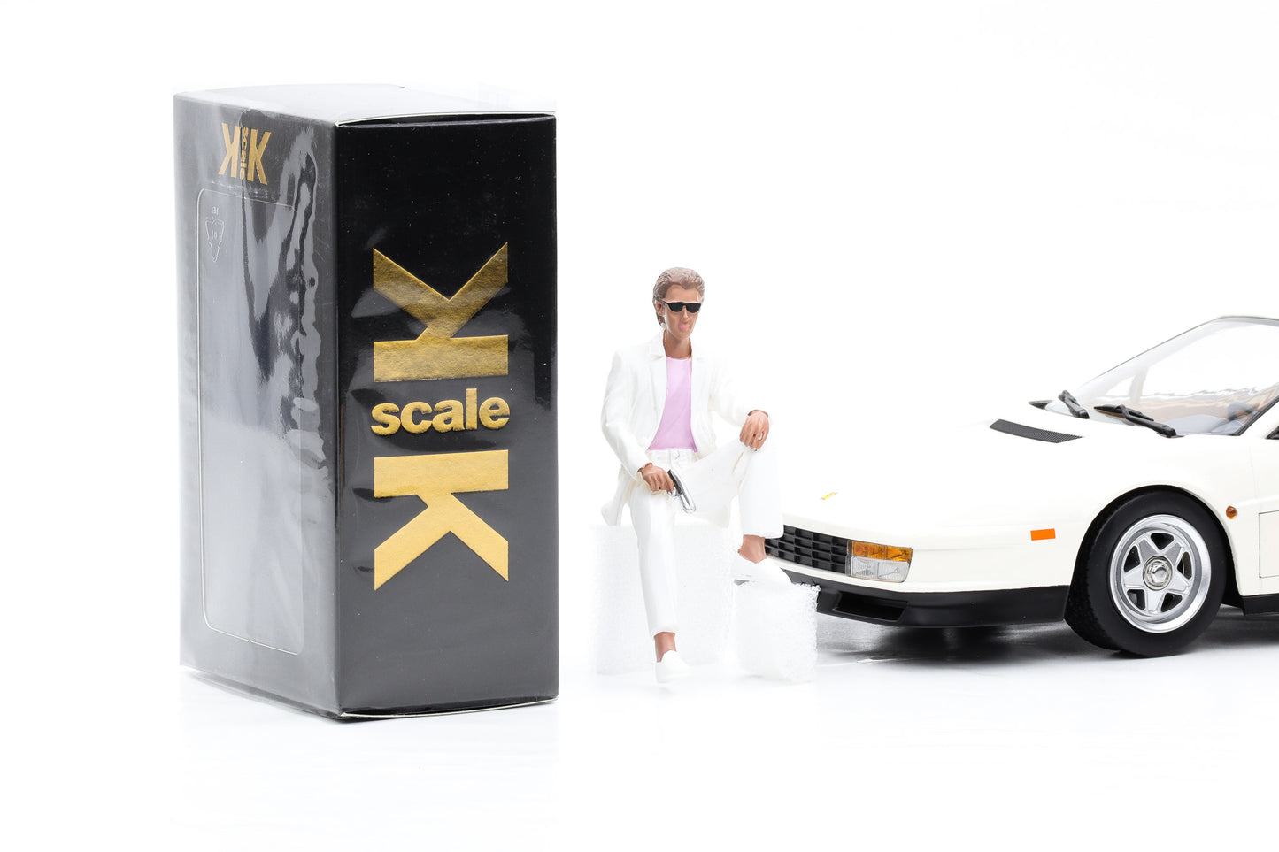 1:18 Figur Miami Vice Sonny Crockett sitzt Movie KK Scale Figuren Resin