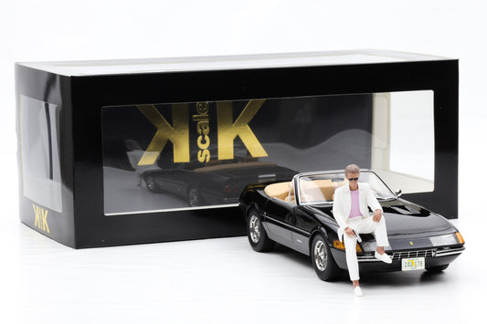 1:18 Ferrari Miami Vice Movie 365 GTS/4 Daytona Spyder 1969 mit Figur Sonny