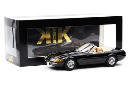 1:18 Ferrari 365 GTS/4 Daytona Spider Cabrio schwarz 1969 Miami Vice KK-Scale