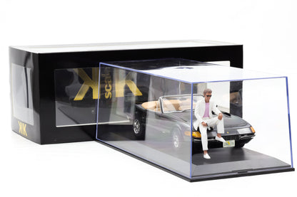 1:18 Ferrari Miami Vice 365 GTS/4 Daytona Spyder + Figur Sonny + Vitrine